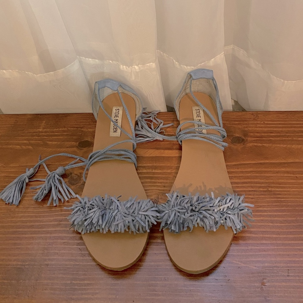 Steve Madden 8.5 fringe sandals